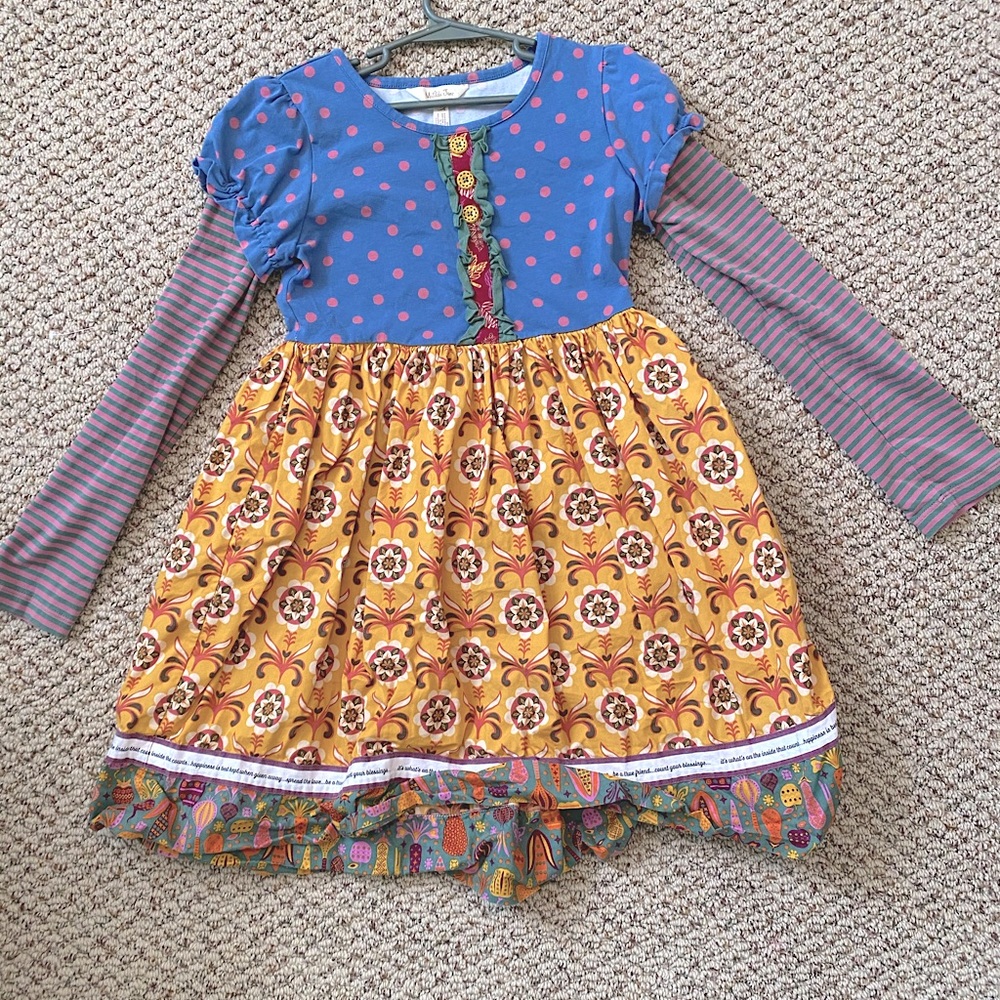 A fun pattern dress by Matilda Jane